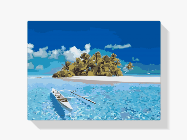 Diamond Painting - Prachtig eiland - SEOS Shop ®