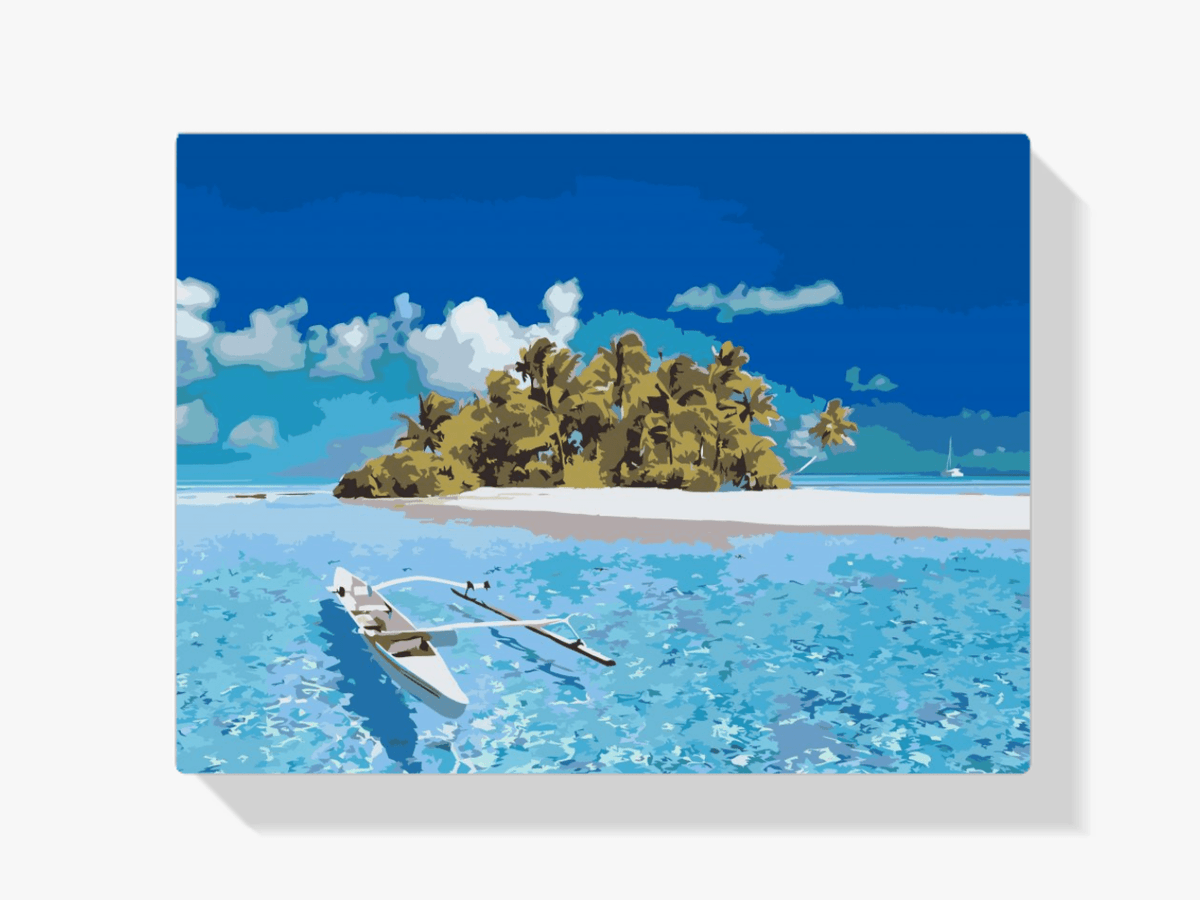 Diamond Painting - Prachtig eiland - SEOS Shop ®