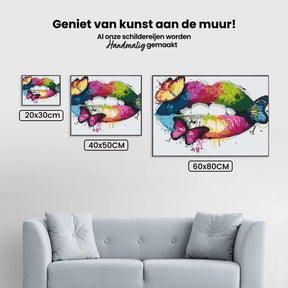 Diamond Painting - Regenboog lippen - SEOS Shop ®