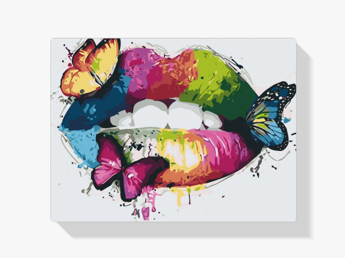 Diamond Painting - Regenboog lippen - SEOS Shop ®