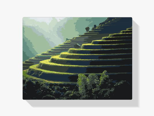 Diamond Painting - Rijstvelden op Bali - SEOS Shop ®