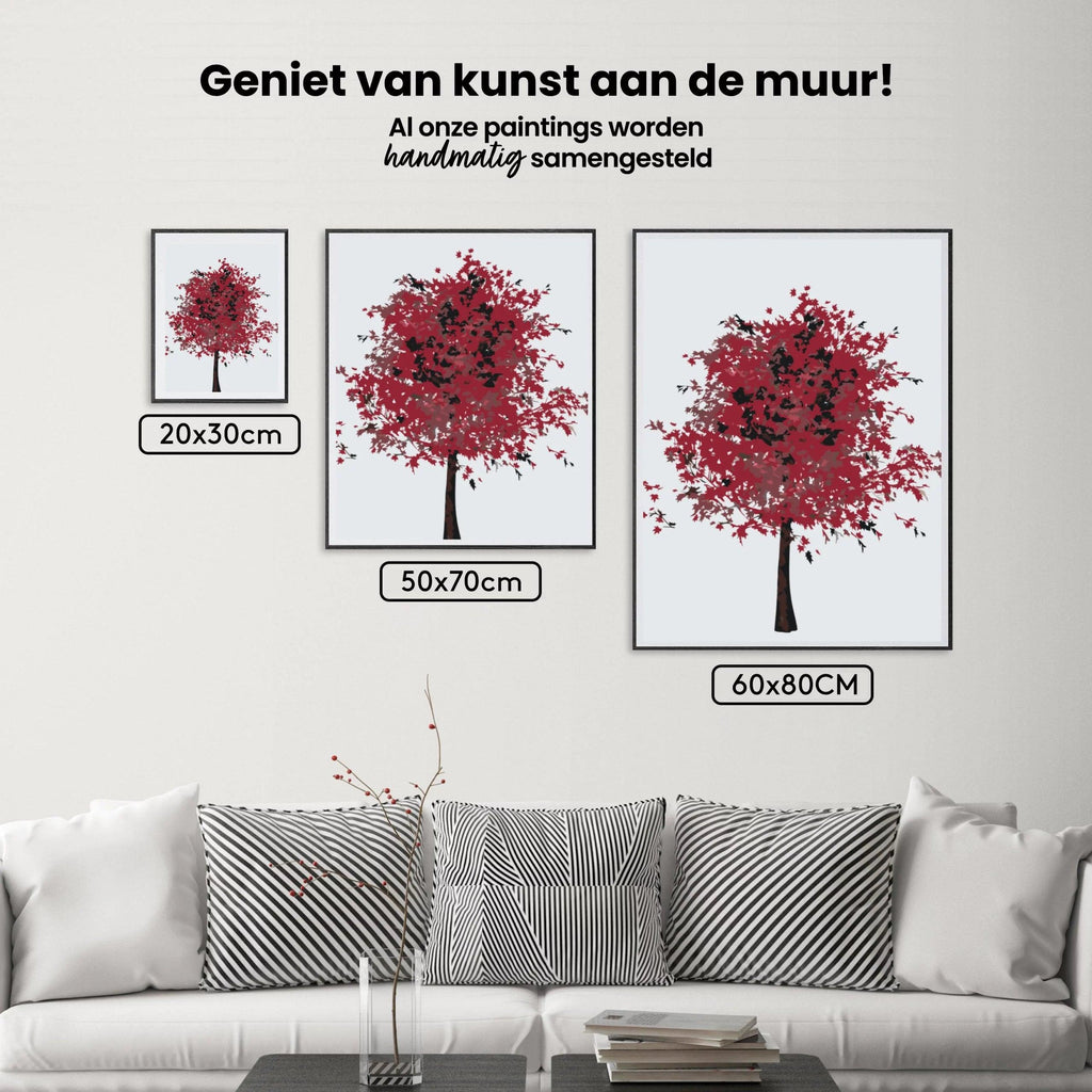 Diamond Painting - Rode boom - SEOS Shop ®