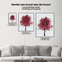 Diamond Painting - Rode boom - SEOS Shop ®