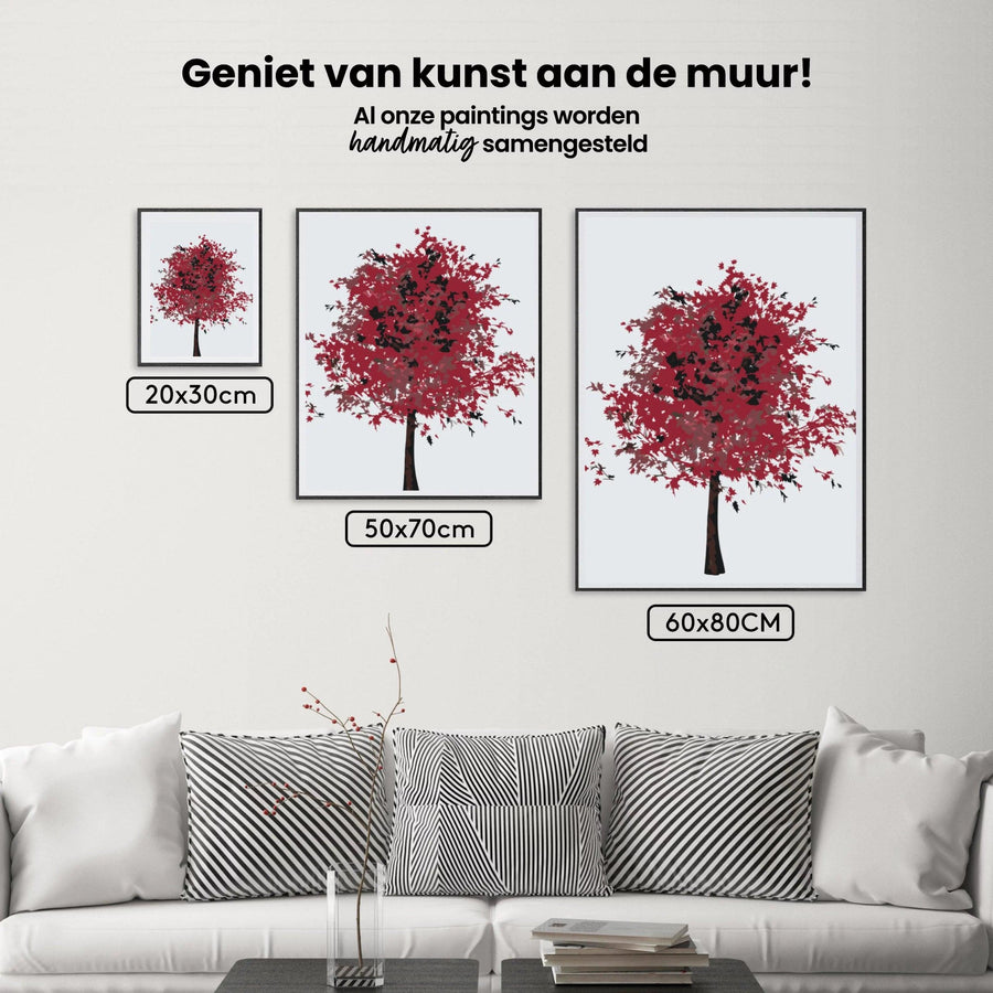 Diamond Painting - Rode boom - SEOS Shop ®