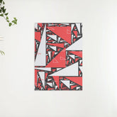 Diamond Painting - Rode en witte driehoeken - SEOS Shop ®