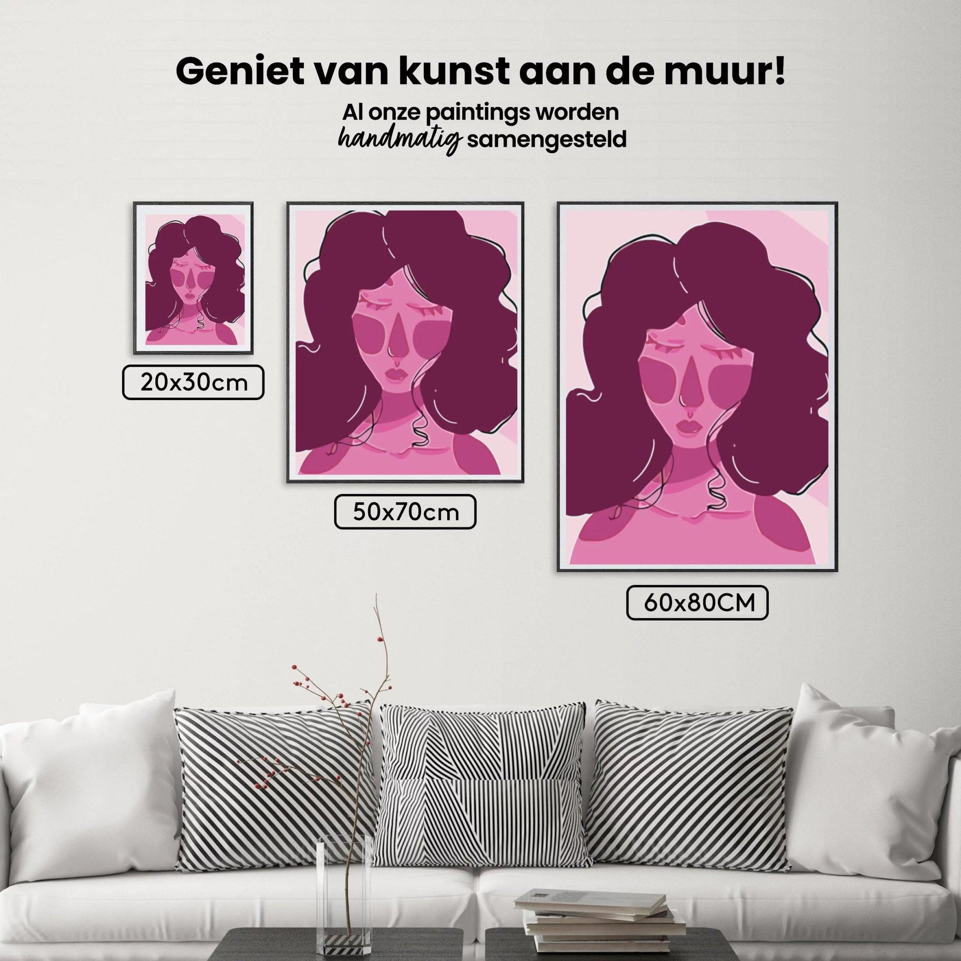 Diamond Painting - Roze dame - SEOS Shop ®