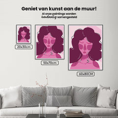 Diamond Painting - Roze dame - SEOS Shop ®