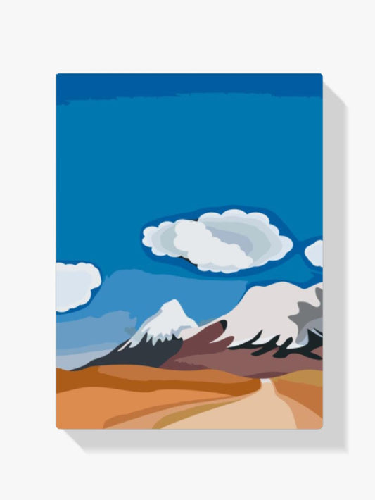 Diamond Painting - Schets van de bergen - SEOS Shop ®