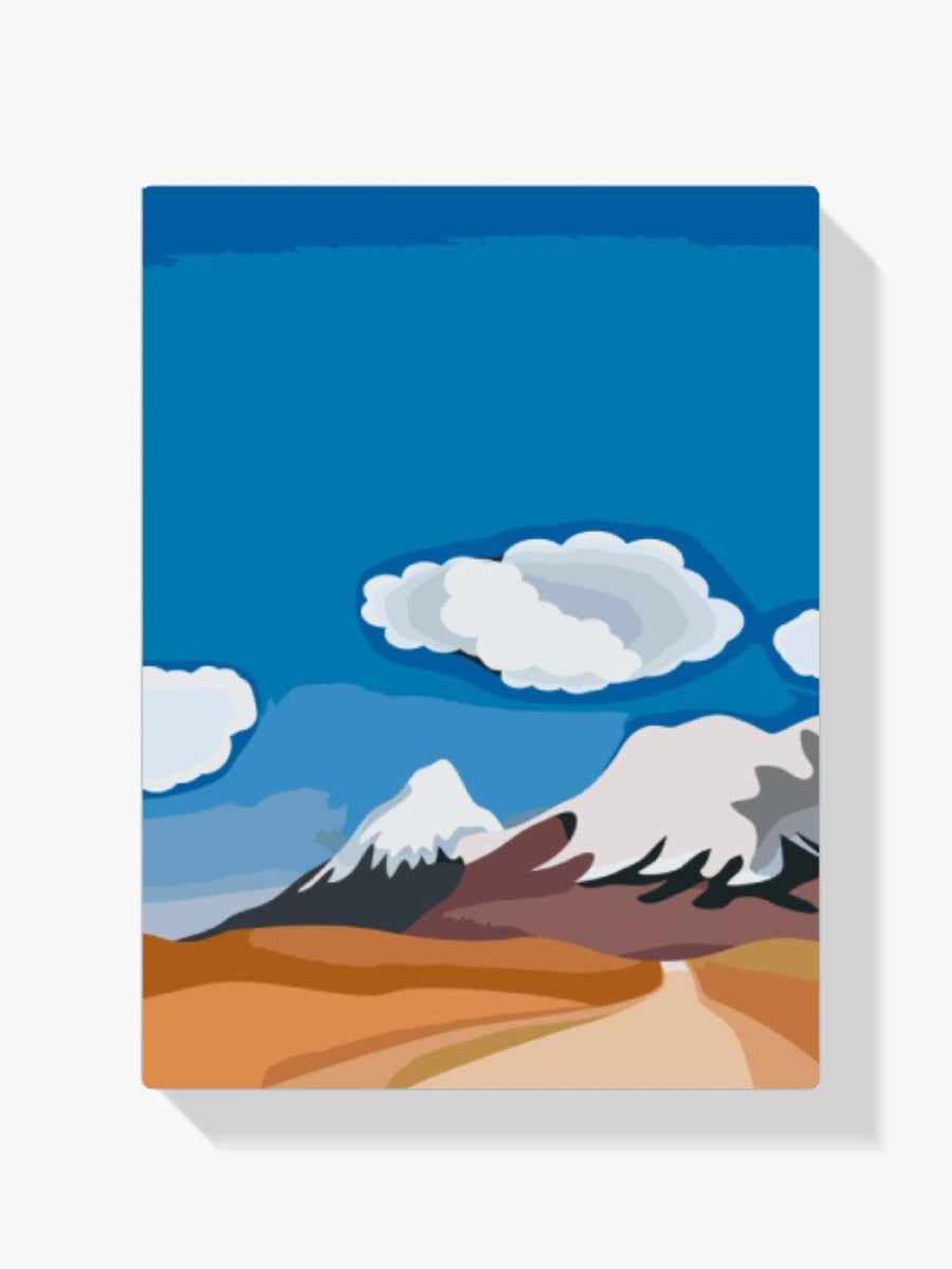 Diamond Painting - Schets van de bergen - SEOS Shop ®