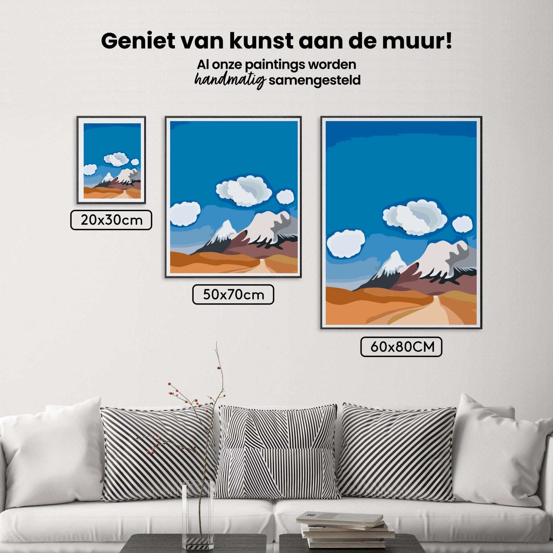 Diamond Painting - Schets van de bergen - SEOS Shop ®