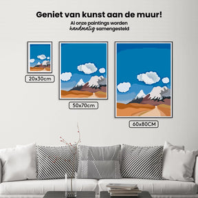 Diamond Painting - Schets van de bergen - SEOS Shop ®