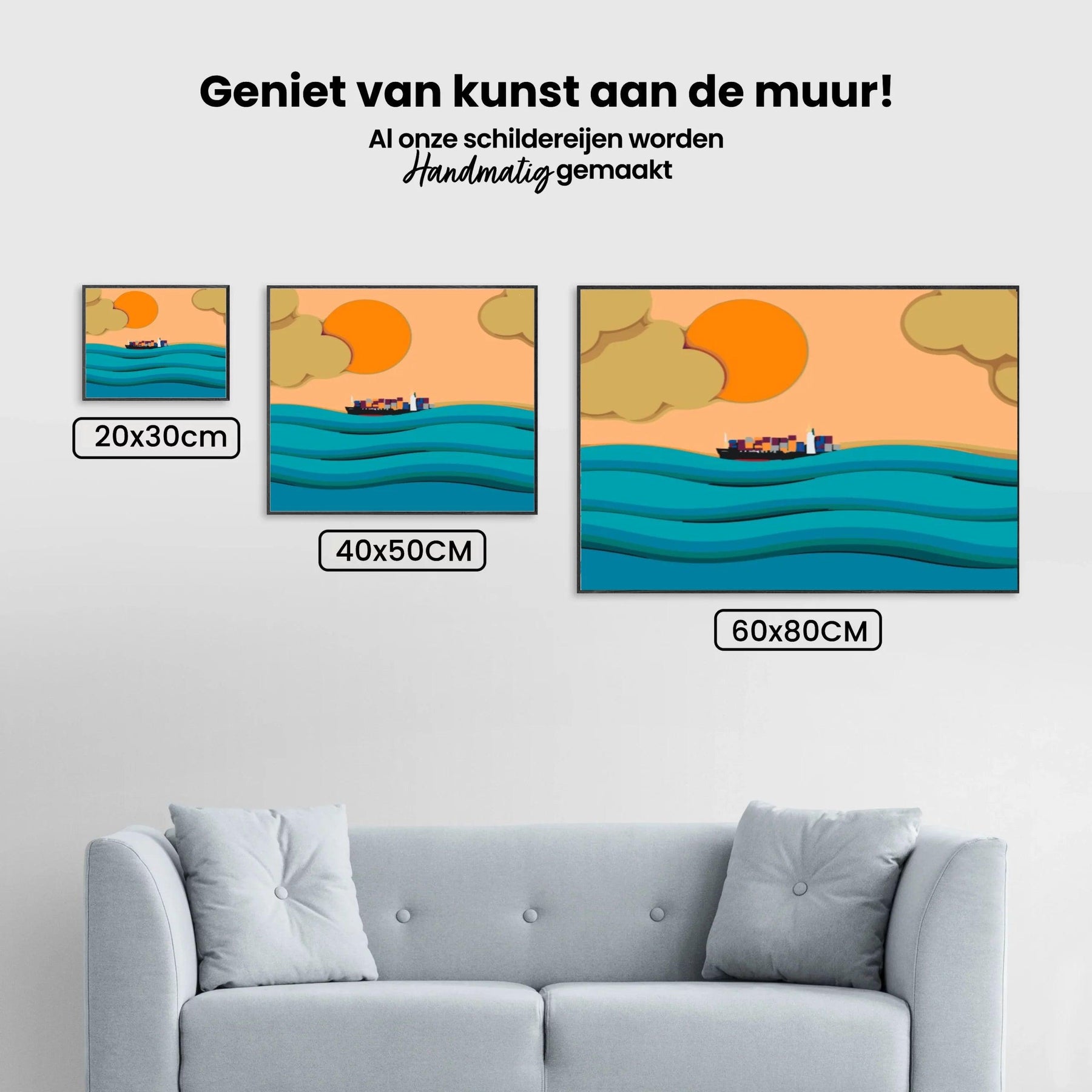Diamond Painting - Schip in de golven - SEOS Shop ®