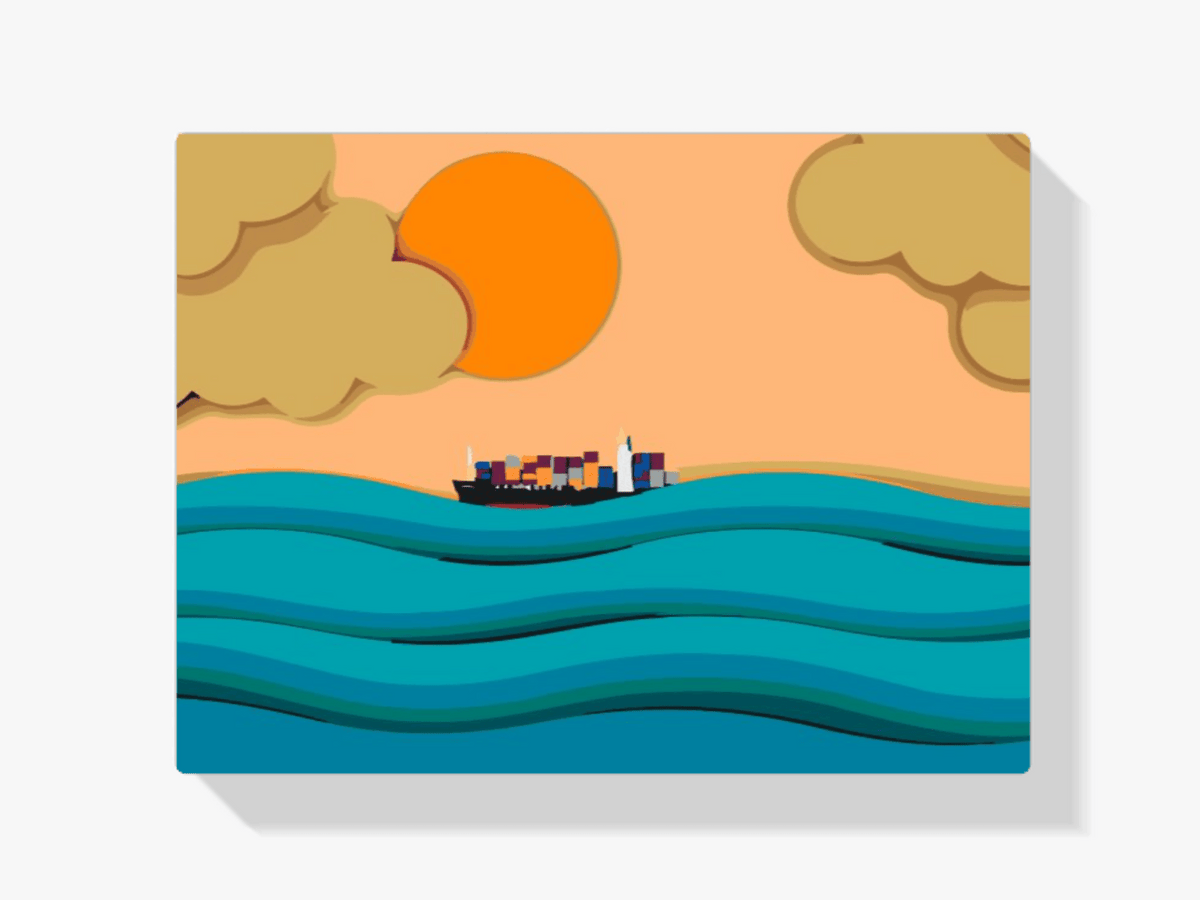 Diamond Painting - Schip in de golven - SEOS Shop ®