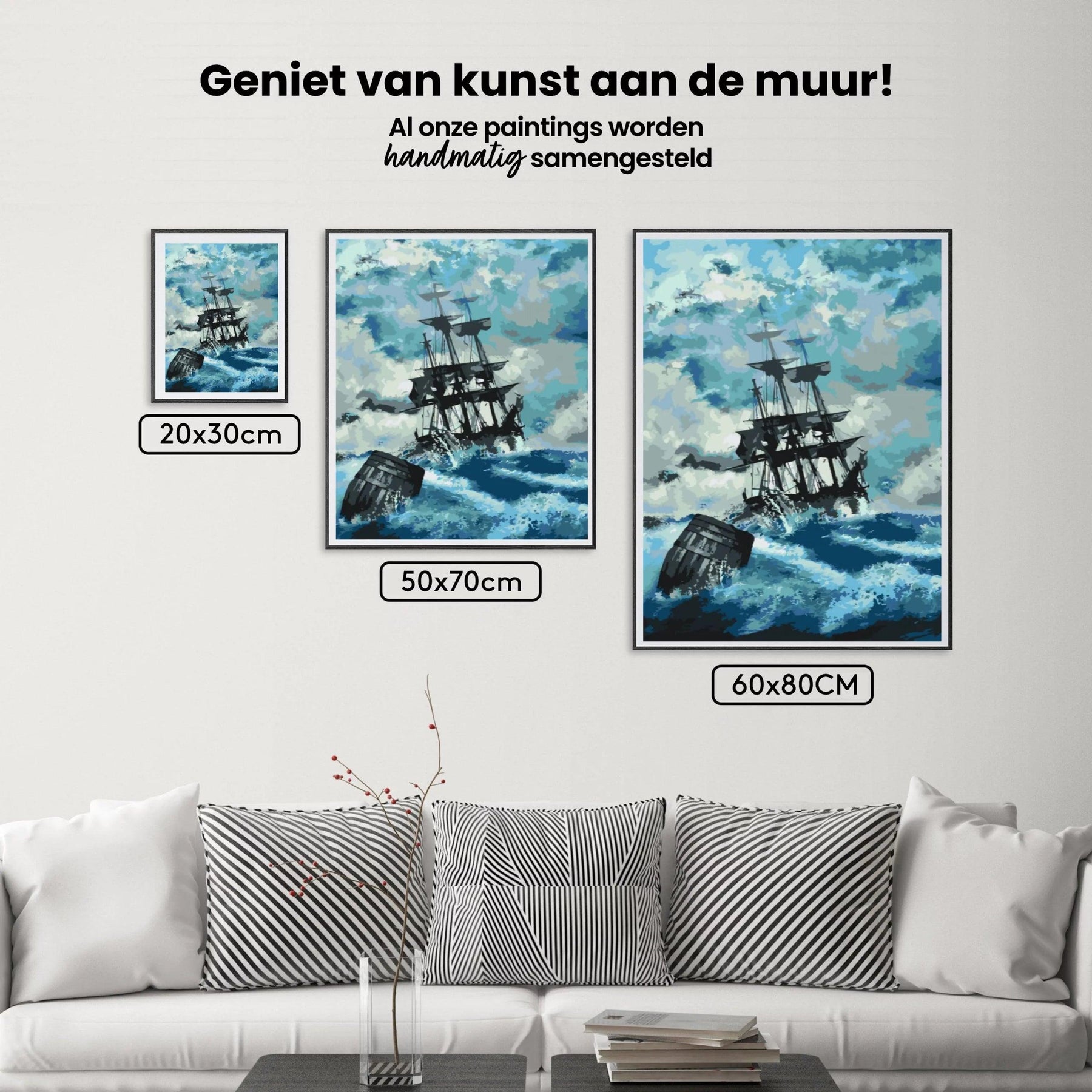 Diamond Painting - Schip in de storm 3 - SEOS Shop ®