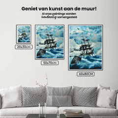 Diamond Painting - Schip in de storm 3 - SEOS Shop ®