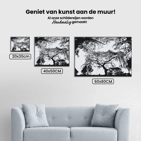 Diamond Painting - Silhouet van bomen - SEOS Shop ®