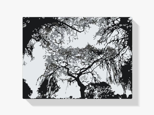 Diamond Painting - Silhouet van bomen - SEOS Shop ®