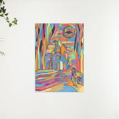 Diamond Painting - Spookachtig Kleurrijk Huis - SEOS Shop ®