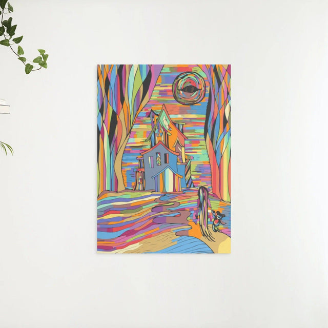Diamond Painting - Spookachtig Kleurrijk Huis - SEOS Shop ®