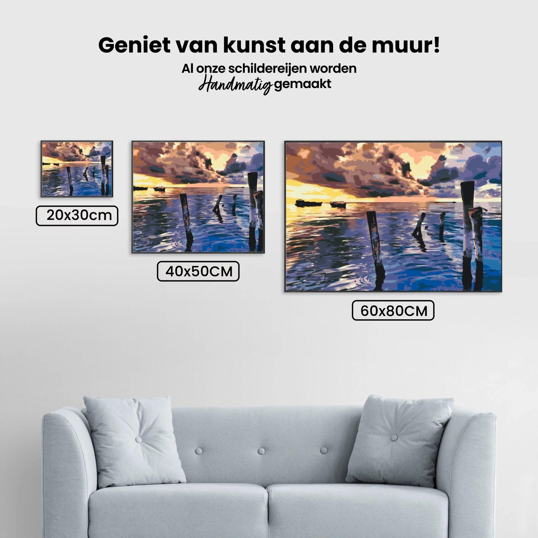 Diamond Painting - Stormachtige zonsondergang - SEOS Shop ®