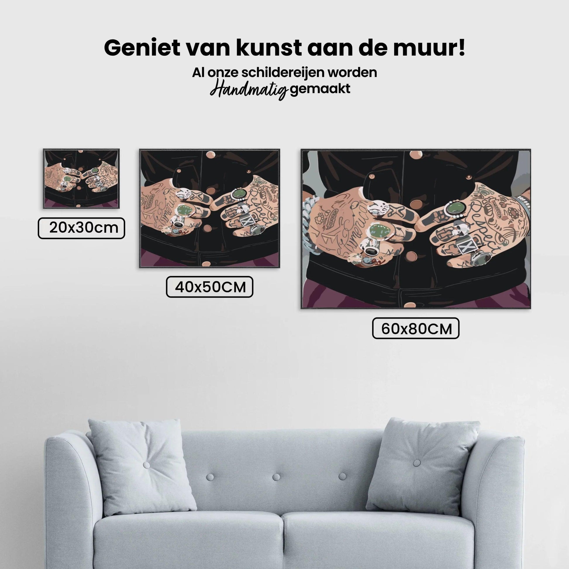 Diamond Painting - Tatoeages op de handen - SEOS Shop ®