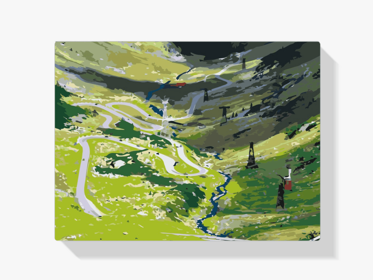 Diamond Painting - Transfagarasan weg in Roemenië 2 - SEOS Shop ®