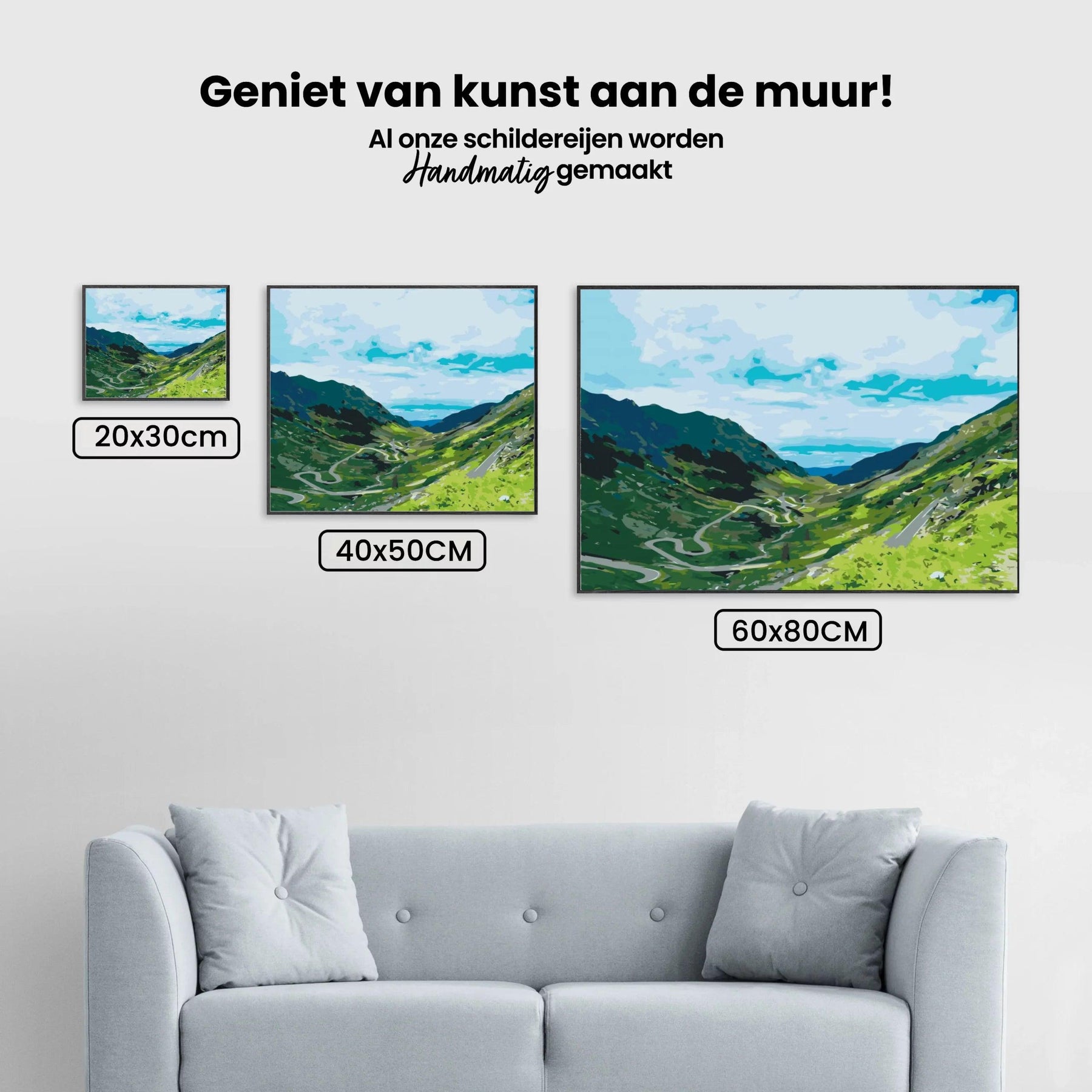 Diamond Painting - Transfagarasan weg in Roemenië 3 - SEOS Shop ®