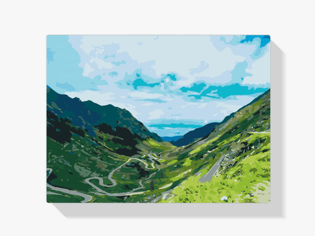Diamond Painting - Transfagarasan weg in Roemenië 3 - SEOS Shop ®
