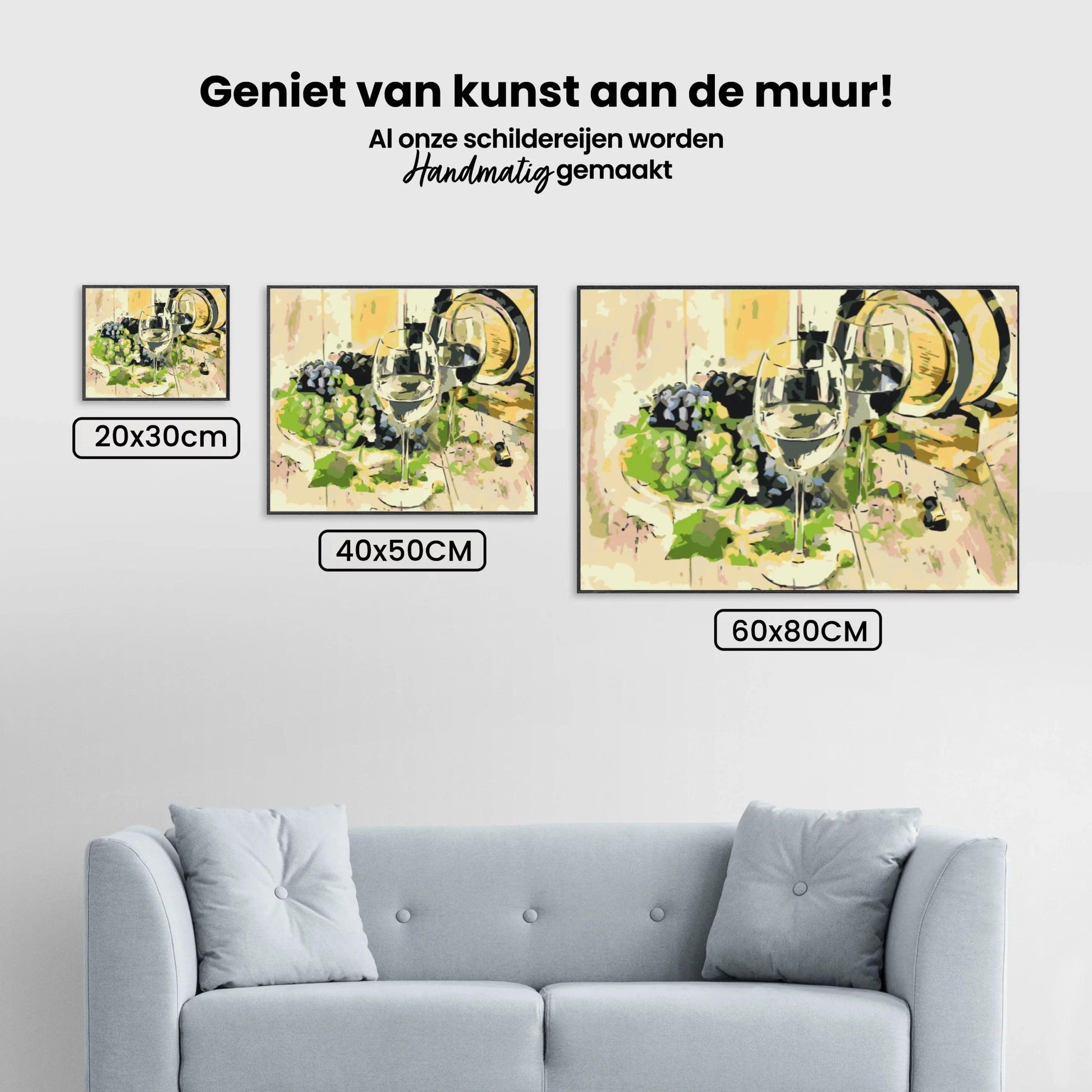 Diamond Painting - Twee soorten wijn - SEOS Shop ®