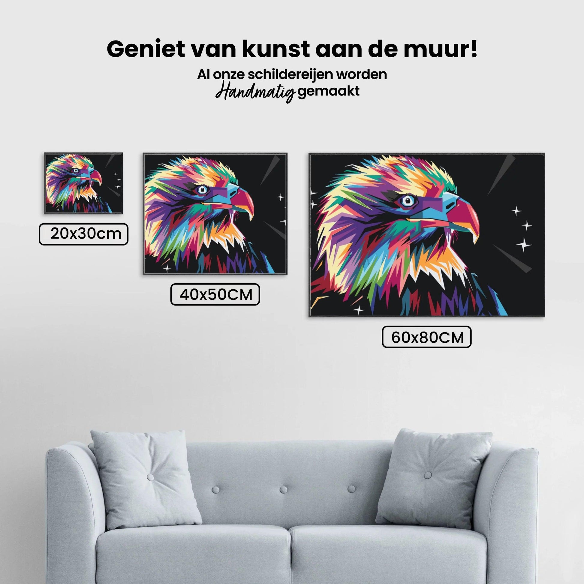 Diamond Painting - Vector adelaar - SEOS Shop ®