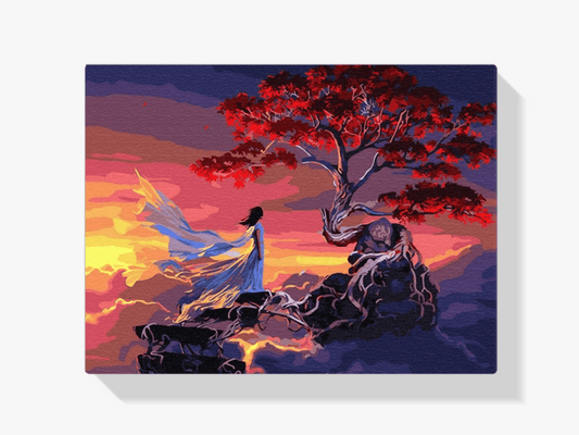 Diamond Painting Zonnevanger - Wolf Diamond Painting Zonnevanger - Wolf