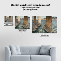 Diamond Painting - Vertrek van boten in Tréboul - SEOS Shop ®