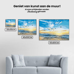 Diamond Painting - Vogels die over de zee vliegen - SEOS Shop ®