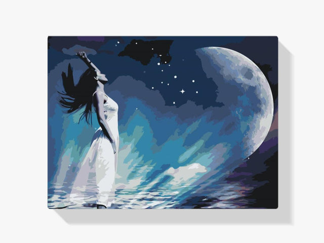 Diamond Painting - Vrouw in de ruimte - SEOS Shop ®