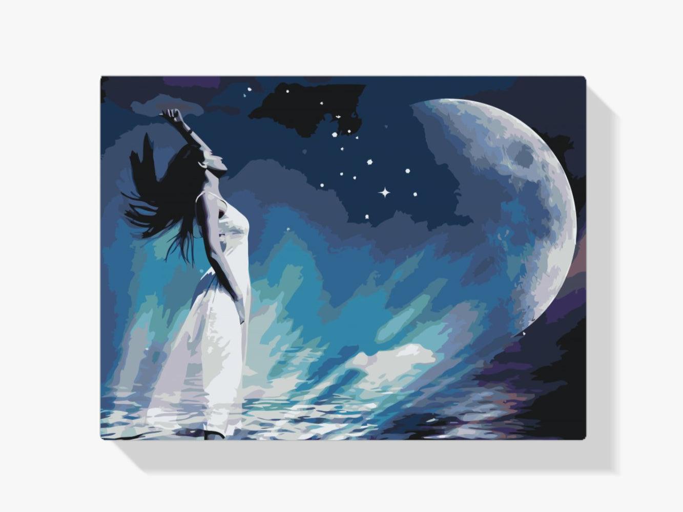 Diamond Painting - Vrouw in de ruimte - SEOS Shop ®
