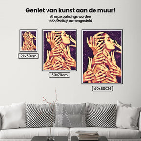 Diamond Painting - Vrouw in haar handpalmen - SEOS Shop ®