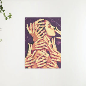 Diamond Painting - Vrouw in haar handpalmen - SEOS Shop ®