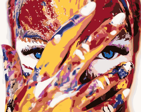 Diamond Painting - Vrouw met blauwe ogen - SEOS Shop ®