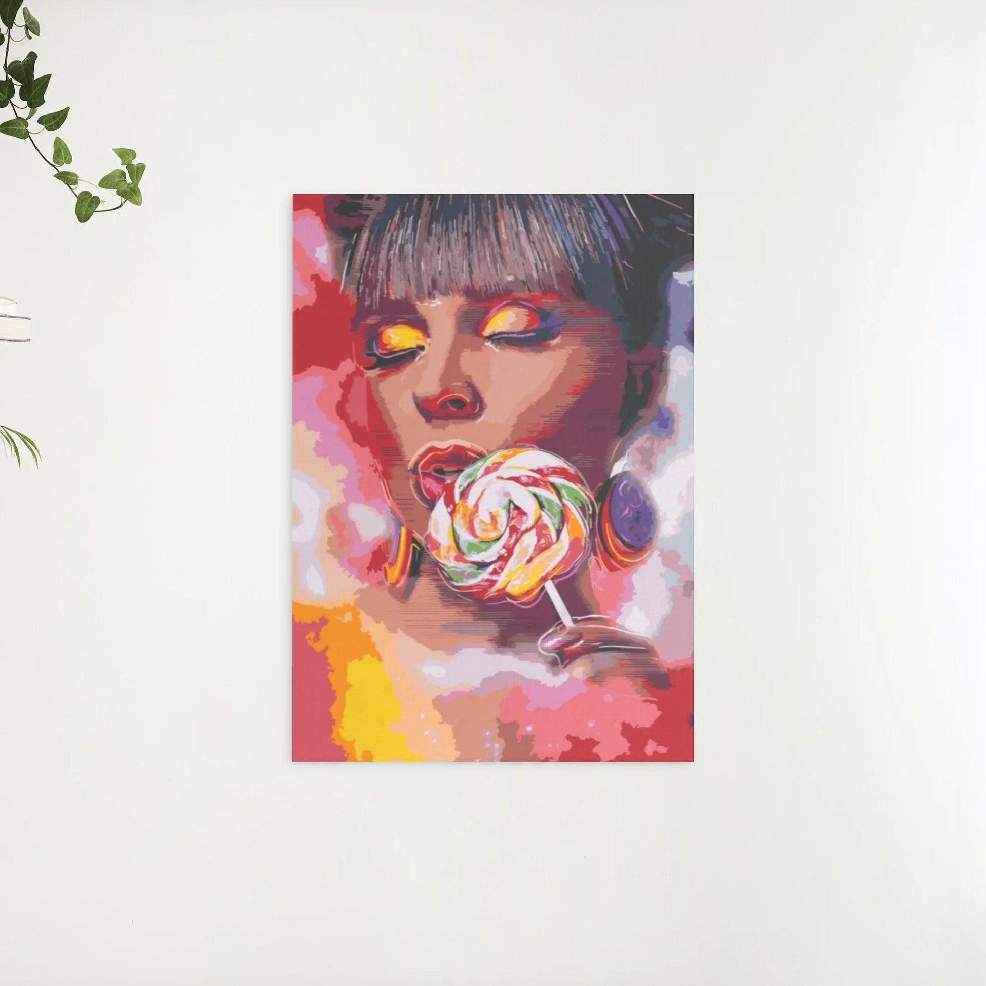 Diamond Painting - Vrouw met een lolly - SEOS Shop ®