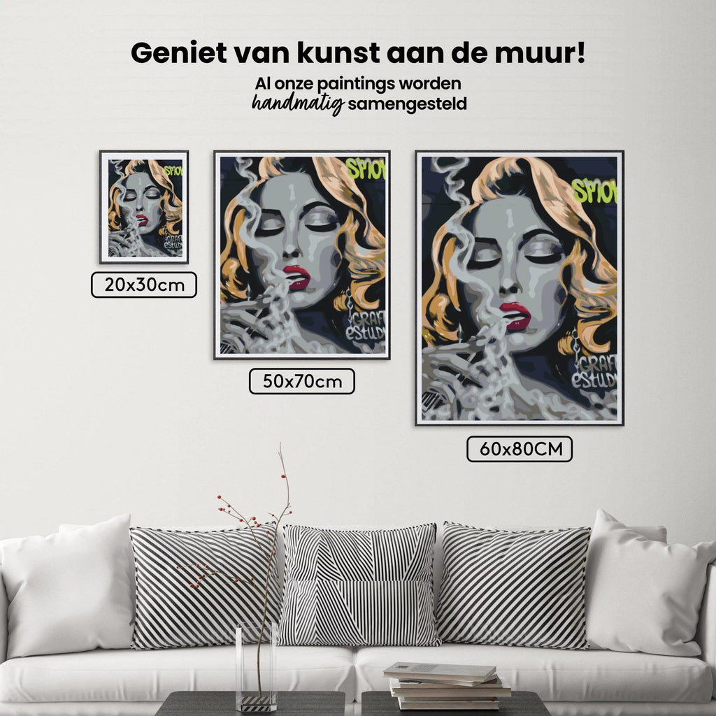 Diamond Painting - Vrouw met een sigaret - SEOS Shop ®