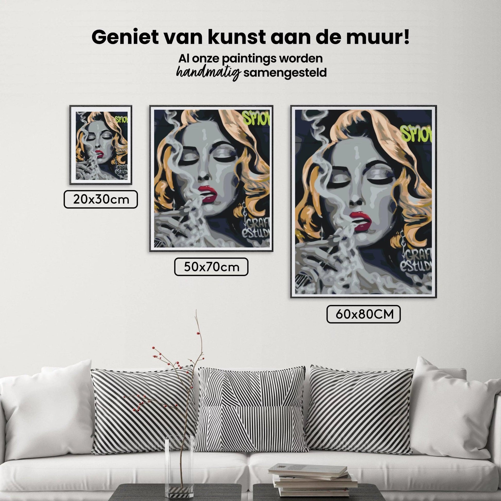 Diamond Painting - Vrouw met een sigaret - SEOS Shop ®
