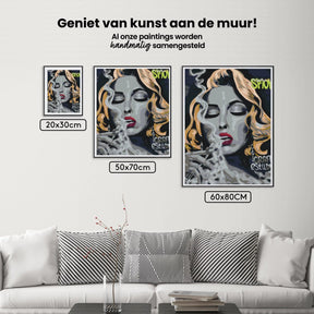 Diamond Painting - Vrouw met een sigaret - SEOS Shop ®