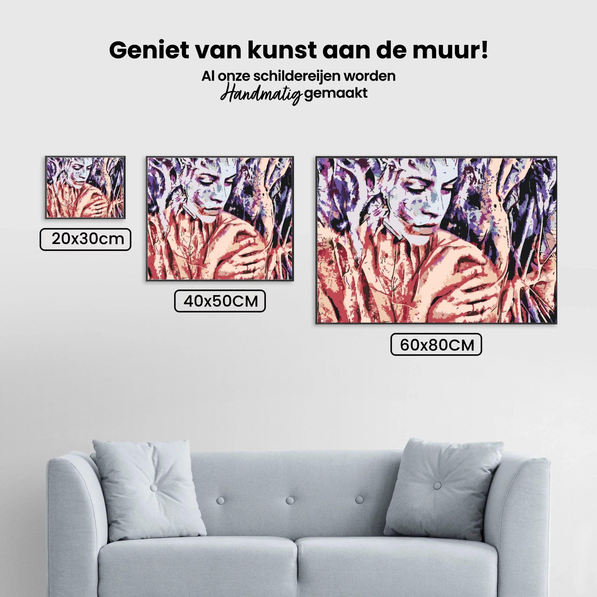 Diamond Painting -  Vrouw tussen de boomwortels - SEOS Shop ®