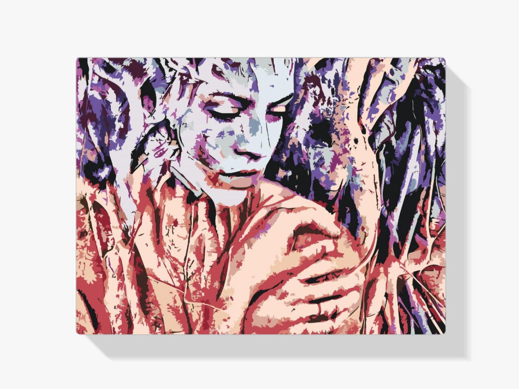 Diamond Painting -  Vrouw tussen de boomwortels - SEOS Shop ®