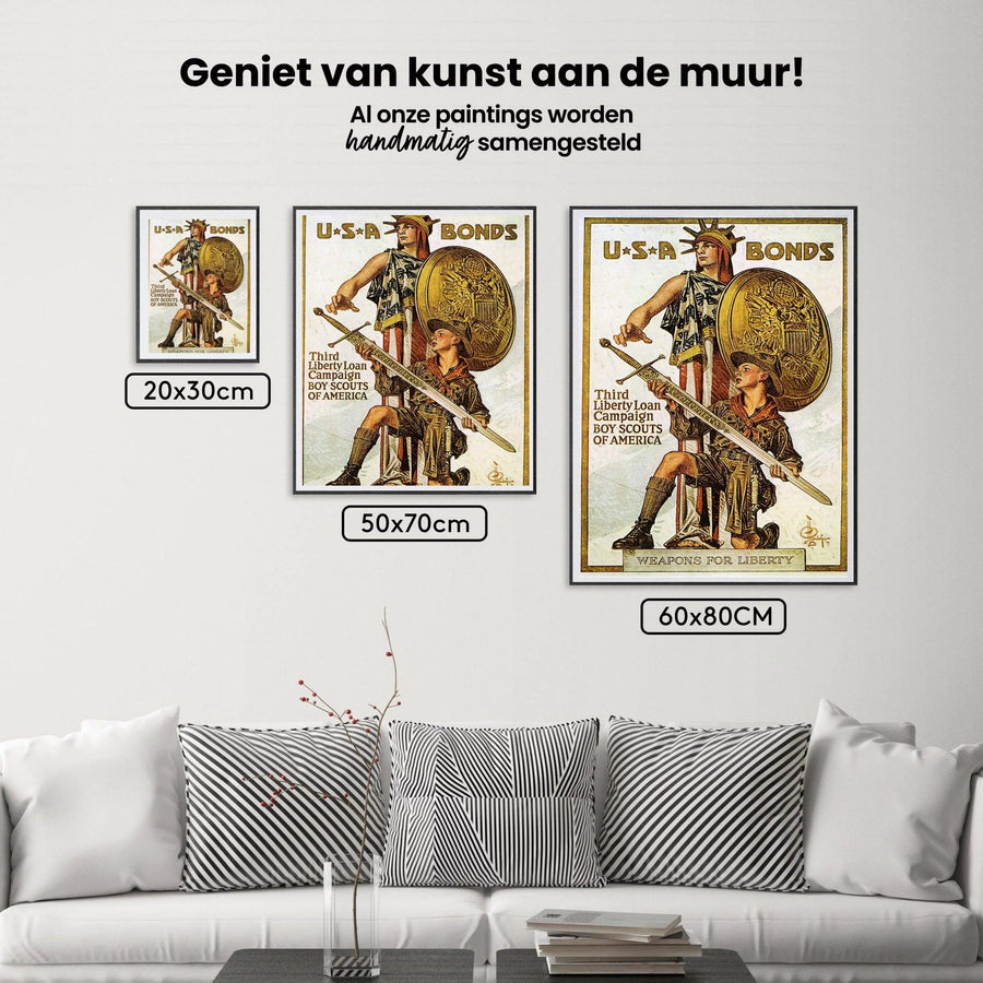 Diamond Painting - Wapens voor Vrijheid - SEOS Shop ®