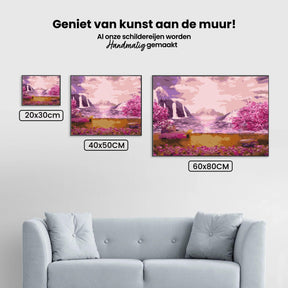 Diamond Painting - Waterval in de rozentuin - SEOS Shop ®