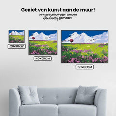 Diamond Painting - Weide midden in de bergen - SEOS Shop ®