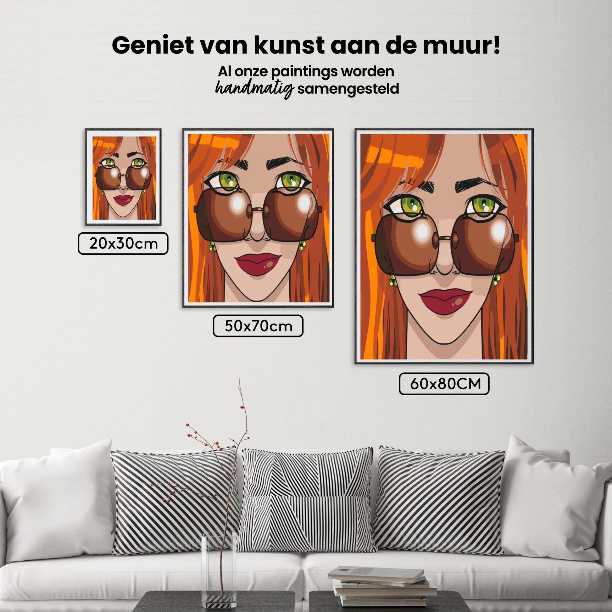Diamond Painting - Zicht door zonnebril - SEOS Shop ®