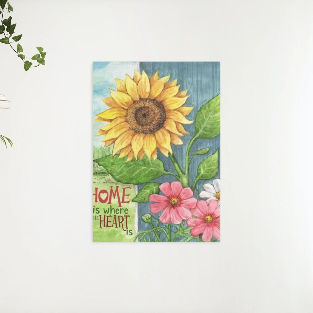 Diamond Painting - Zonnebloem Thuis Hart - SEOS Shop ®