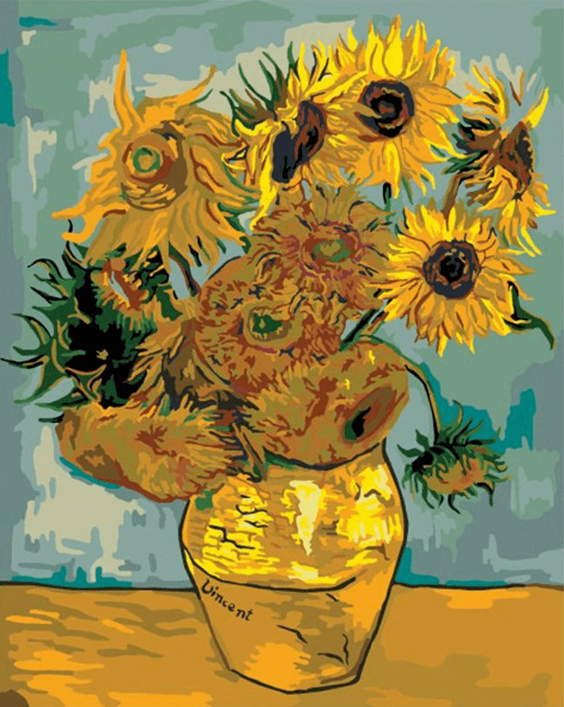 Diamond Painting - Zonnebloemen Van Gogh - SEOS Shop ®